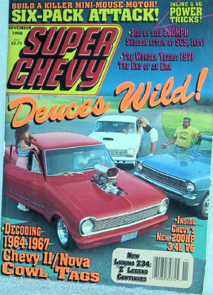 SUPER CHEVY 1990 NOV - NOVA SPECIAL, '71 AGAIN, Z34*